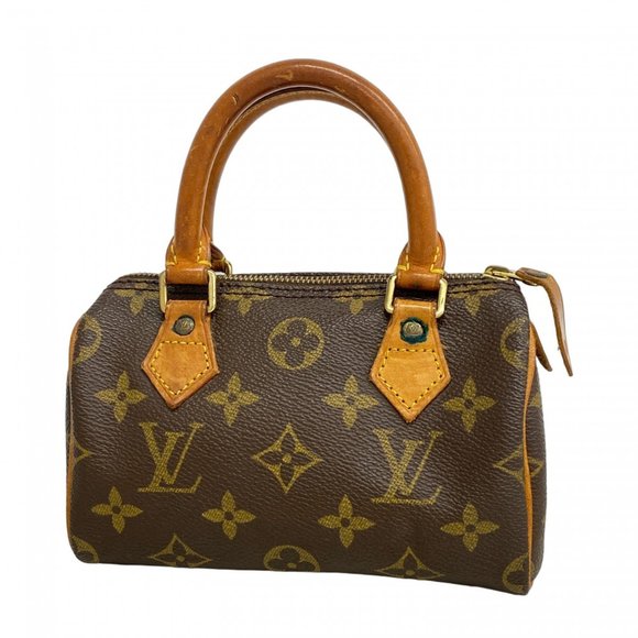Louis Vuitton Handbags - Louis Vuitton Monogram Mini Speedy Handbag M41534 Brown Women's